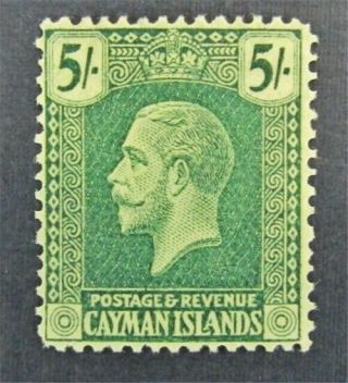 Nystamps British Cayman Islands Stamp 62 Og H $30