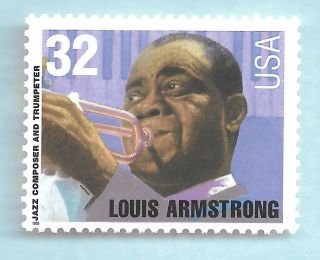 Us Stamp Scott 2982 Louis B.  Armstrong Jazz Musician 32 Cent 1995