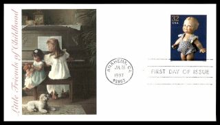 Mayfairstamps Us Fdc 1997 Scootles Little Friends Of Childhood First Day Cover W