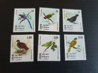 Sri Lanka 1979 Sg 684 - 689 Birds (1st Series) Mnh