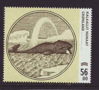 Greenland 2019 Mnh - Old Banknotes Iii - Whale - Set Of 1 Stamp