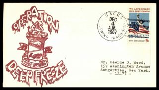 Mayfairstamps 1967 Us Uscgc Twind Operation Deep Freeze Cover Wwb_35181