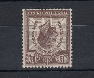 Gb Kgv 1929 1 1/2d Puc Inverted Sg436wi Mh J5726