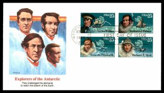 Mayfairstamps 1988 Us Fdc Explorers Of Antarctic Combo Lincoln Ellsworth First D