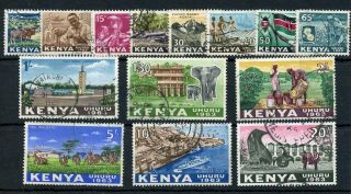 Kenya 1963 Independence Set Sg1/14 Fu