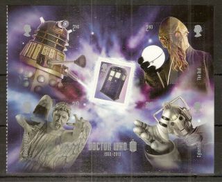 Gb 2013 Dr Who Ms3451a Booklet Pane