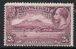 Monserrat Sg 92 2/6 M.  With Gum Sound Collectable Stamp No Hidden Faults