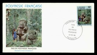 Dr Who 1984 French Polynesia Tikis Fdc C127023
