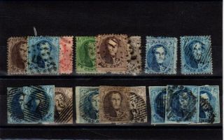 Belgium Stamps 1850 