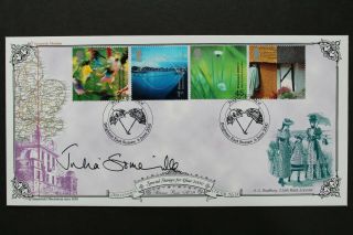 2000 People And Places Fdc - Millenium Series - Signed By Julia Somerville