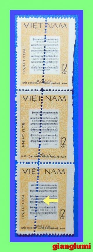 Vietnam National Anthem Error Design Shift Strip 3 Mnh Ngai