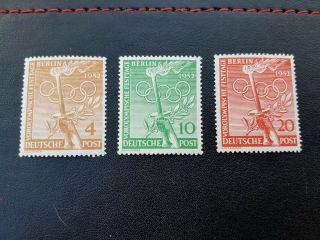 Germany Berlin 1952 The Olympic Games Mnh 2