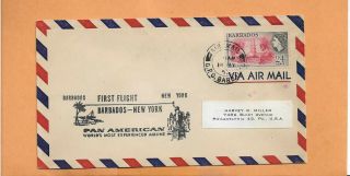 First Flight Pan American Barbados To York