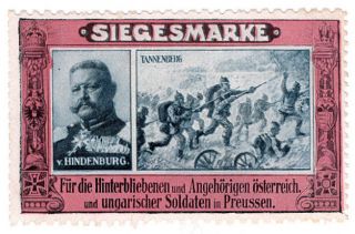 (i.  B - Ck) Germany (great War) Cinderella : Siegesmarke (hindenburg)