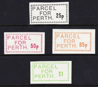 Post Strike 1971 Parcel For Perth Set Um - Cinderella