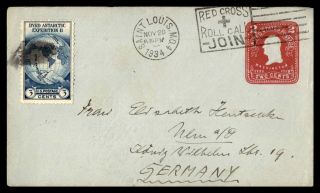 Mayfairstamps Us 1934 St Louis Slogan Cancel To Germany Cover Wwb18955