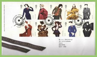 G.  B.  2012 British Fashion Set On Royal Mail On First Day Cover,  London W1