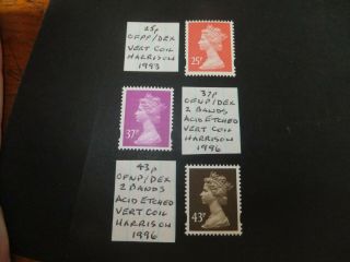 Gb.  Specialised Machin Coil Stamps,  Better Values.  Mnh.  Lovely, .
