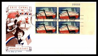 Mayfairstamps Us Fdc 1967 150th Anniversary Erie Canal Jackson First Day Cover W