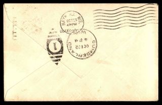 Mayfairstamps US 1935 Minneapolis to Hayward WI Missent to Cumberland Cover wwb_ 2