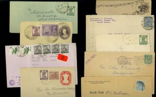 15 India Stamp Cover Airmail Postal Stationary Fdc Commemorative Etc Lot E15