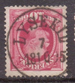 Sweden Sverige Postmark / Cancel " Lysekil " 1895
