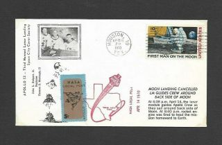 U.  S.  1970 Nasa Local Post Cover,  Apollo 13 Third Manned Lunar Landing