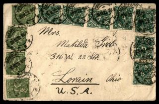 Mayfairstamps Germany 1922 To Lorain Ohio Cover Wwb93641