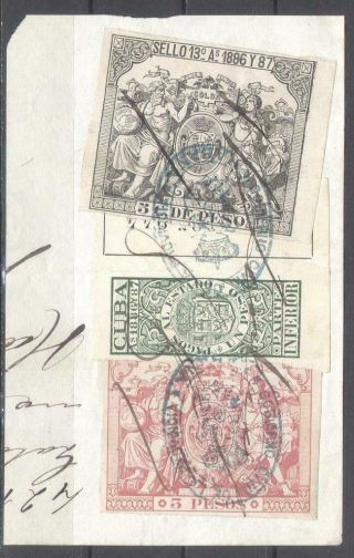 Spanish Antilles Caribbean Revenues 1886 Spain Fiscal