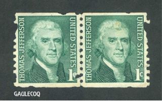 Usa Postage - Jefferson Memorial 2 X 1 Cent 1968 Stamps