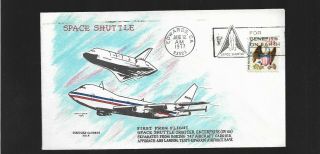 Space Shuttle First Flight Aug 12,  1977 Eafb Space Cover