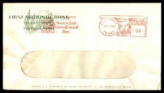 Mayfairstamps Ad 1958 Floydada First National Bank Postage Paid Advertising Cove