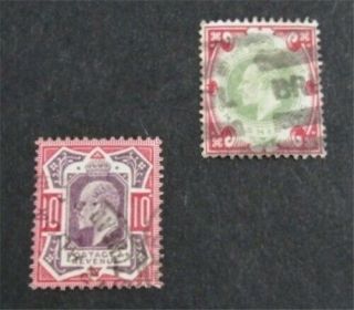 Nystamps Great Britain Stamp 137.  138 $110