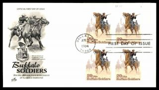 Mayfairstamps Us Fdc 1994 Buffalo Soldiers 9th And 10th Black Cavalry Regiments