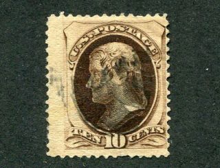 1878 U.  S.  Scott 188 Ten Cent Jefferson Stamp