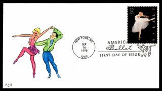 Mayfairstamps Us Fdc 1998 Ballet First Day Cover Wwb_36891