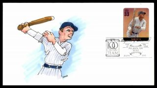 Mayfairstamps Us Fdc 2000 Babe Ruth Hand Painted First Day Cover Wwb_37003