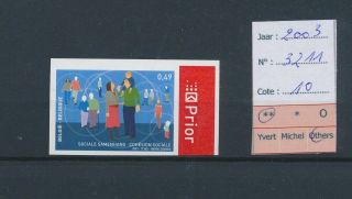 Lk45201 Belgium 2003 Social Cohesion Fine Lot Imperf Mnh Cv 10 Eur