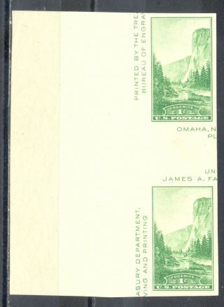 Us Stamp (l140) Scott 769,  Nh,  Imperf Horizontal Gutter Pair,  Large Margin