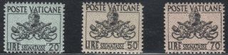 VATICAN 1954 SEGNATASSE Yvert T13/T18 (ref 13690) 2