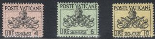 VATICAN 1954 SEGNATASSE Yvert T13/T18 (ref 13690) 3