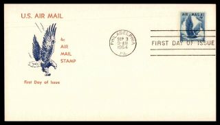 Mayfairstamps Us Fdc 1954 4 Cent Air Mail Stamp Postal Card Wwb27109