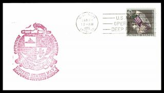 Mayfairstamps Naval 1975 Us Navy Operation Deep Freeze January 24 Cover Wwb10369