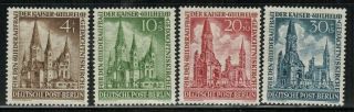 Germany Berlin 9nb8 - 11 Complete Set 1953 Mh