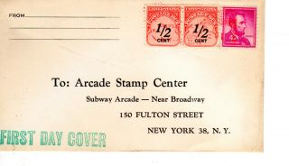 1/2 Cent 1959 Postage Due June 19 1959 Fdc First Day Cover