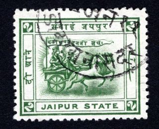 India 1906 Jaipur Stamp Mi 7c