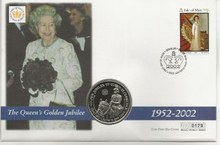 Fdc - Iom - The Queen 