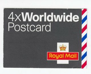 Gb 2004 Sg Mja1 4 X Worldwide Postcard Self - Adhesives Booklet Face £5.  40 Cat £12