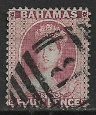 Bahamas 1876 Qv 4d Chalon Head Sg 36 (cat £40)