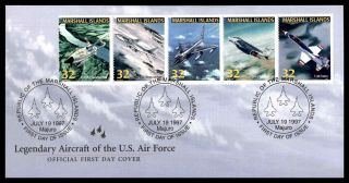 Mayfairstamps Marshall Islands 1997 Legendary Aircraft Of The U.  S.  Air Force Fir